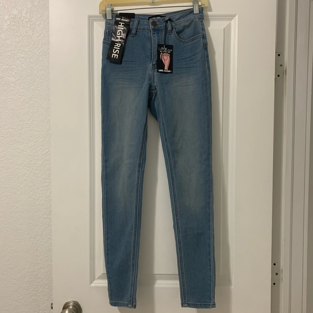 Blue Stretch Jeans